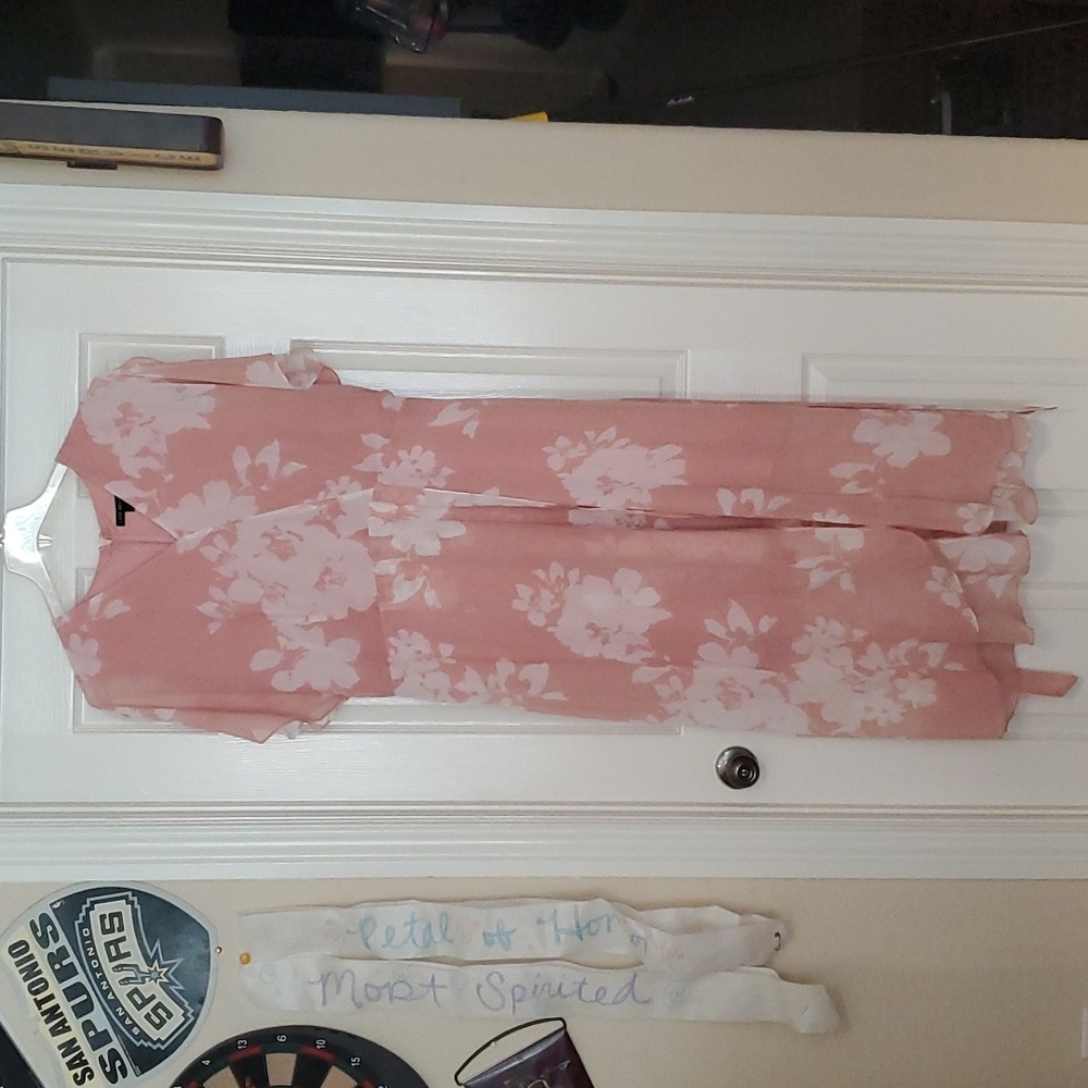 Lane Bryant Pink Asymmetrical Dress - Picture 2 of 11
